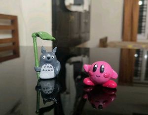 Totoro &amp; Kirby Clay Desk Buddies✨