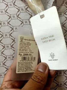 NEW RARE RABBIT STYLISH Patterned Shirt