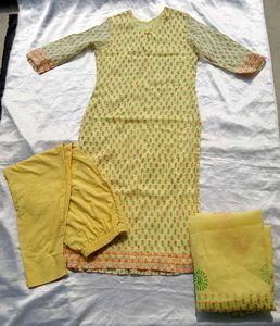 Kurta Set ( Kurti+Pant + Dupatta)