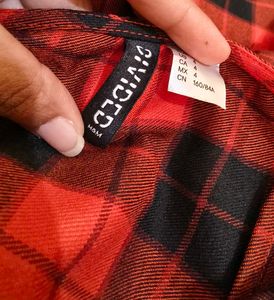H&amp;M 🎁Buy 2 Get 1 Free🎁Size S/ Red Plaid Dress