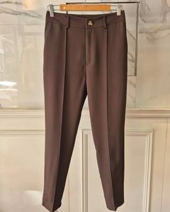 Brown Casual Pants