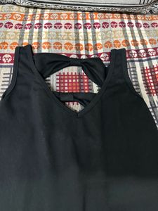 Bow Back Tank Skin Tight Dress