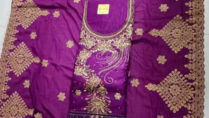 Wedding /Party WearHeavy Embroidery Dress Material