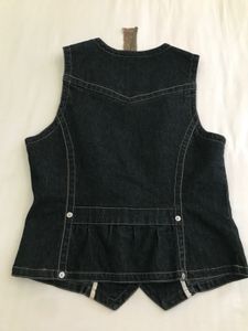 Stretchy Denim Waist Coat Bust 32-34