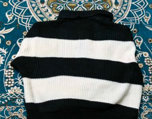 Striped Knit Sweater