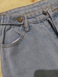 Light Wash Wide Leg Jeans