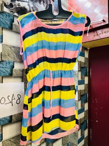 Striped Sleeveless Dress