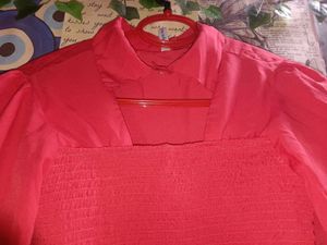Red Crop Top