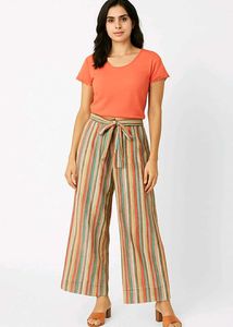 T-SHIRT AND PALAZZO PANT CO-ORDS SET