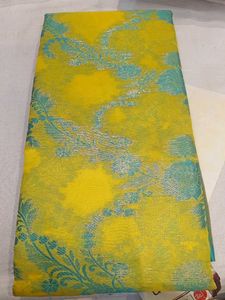 Elegant Yellow &amp; Blue Saree