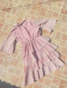 Tiered Ruffle Mini Dress