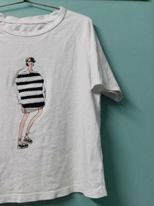 White 🤍  Crop Top For Girls