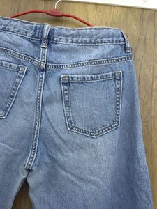 Straight Fit High Waist Jeans