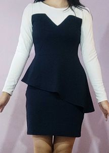 Chic Black & White Dress