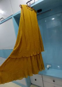 Mustard Tiered Dress