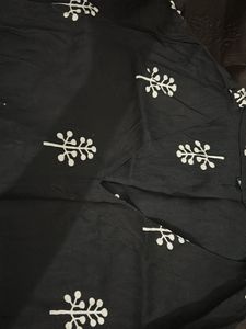 Black Printed Top