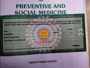 Park&#39;s Textbook Of Preventive And Social Medicine, 23rd Edition