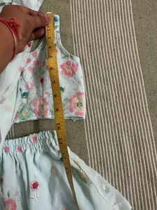 Designer Drape Dhoti Saree Fir 9-18 Month Girl Eth