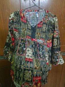 Printed Tunic Top
