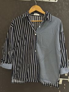 Striped Button-Down Shirt