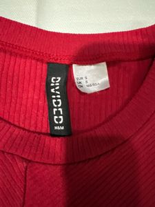 H&amp;M Criss Cross Crop Top