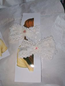 🆕 White Bows 2pin