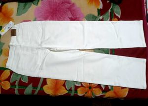 White Wide Leg Denim Jeans