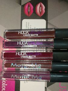 Combo Of 5 Lipstick 12 Hour Stay Matte Finish