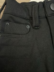 Versatile Black Kids&#39; Slim-Fit Pants