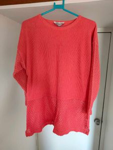 Coral Knit Top/tunic