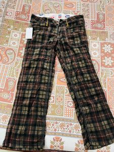 Plaid Jeans