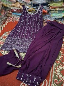 Beautiful New Heavy Party Wear Afghani Dress