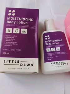 Little Dews Body Lotion And Face cleanser