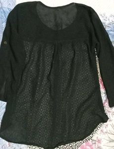 Geometric Print Blouse
