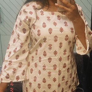 Snatched Waist Short Kurti