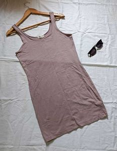 Forever 21 Grey Lavender Bodycon Dress