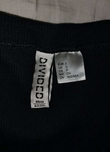 Blue Basic Crop Tee