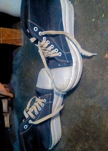 Blue High Top Sneakers