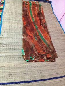 New Chiffon Saree With Design