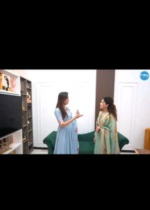 Tejasvi Prakash : Floral Anarkali Suit