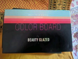 Color Board 60 Colors Eyeshadow Palette, 4 in 1 Color Board Makeup Palette Set Highly Pigmented Glitter Metallic Matte Shimmer Natural Ultra Eye Shadow Powder Easy to Blend