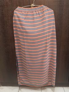 Striped Midi Skirt