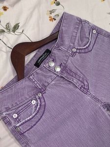 Purple Flare Jeans