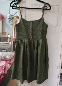 Olive Green Sundress