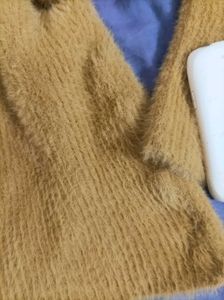Fuzzy Soft Turtle Neck Top