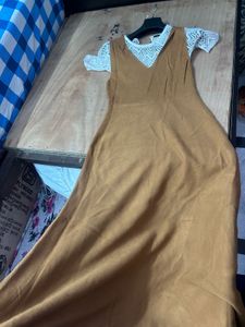 Brown A Line Dress