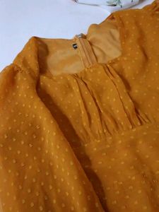 Mustard Yellow One Piece Dress