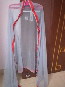 Red &amp; grey Dupatta