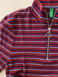 UCB Striped Long Sleeve Top/ Swearshirt