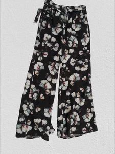 Floral Palazzo With Pockets